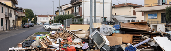 L’alluvione ad Agliana: fra danni e tanta paura