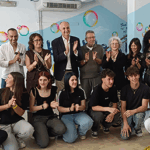 “Let peace bubble up” - un nuovo murale all'istituto Capitini