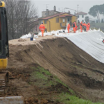 Frana l’argine alla Ferruccia