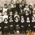 Terza elementare, presso la scuola di Vignole nel 1950