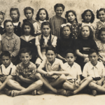 Giugno 1947 - cortile dell'asilo Bargellini