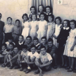 Anno scolastico 1950 -1951, alunni  classi IV e V a Montorio