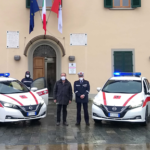 Auto elettriche in dotazione alla polizia municipale