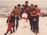 Piazza di Montorio, sabato 5 gennaio 1985 (l'inverno della famosa nevicata).