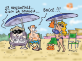 Cruciverba in spiaggia