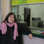 Gabriella Moncini - in pensione dopo 40 anni alle Poste